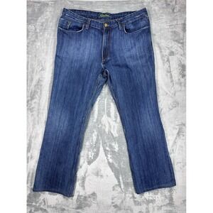 Robert Graham Classic Yates Mens Blue Denim Straight Leg Jeans Size 38 x 30